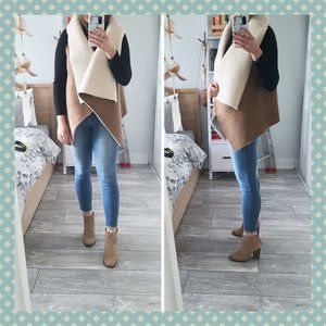 California Moonrise Faux Suede Shearling‎ Vest